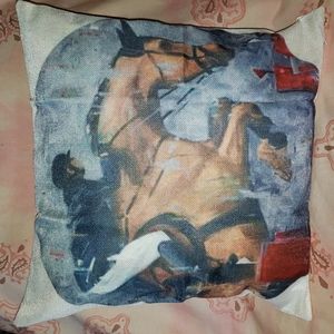 Show Jumping Horse Pillow Cover Equestrian English Riding